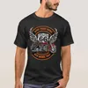 T-shirty Męskie Dostosowane motocykl retro Route 66 Wing Design T-shirt 100% bawełniany O-Neck Summer Shall Sleved Casual Mens T-Shirt Rozmiar S-3XL J240402