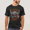 Camisetas masculinas personalizadas motocicletas retro rota 66 design de asa de asa de algodão 100% algodão o-gola alta verão de manga curta