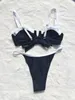 Dames badmode cikini dames lowring bikini set patchwork sexy split splituit zomer strand zwempak dames zwempak j240403