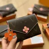 Yüksek kaliteli tasarımcı çantası lüks deri cüzdan erkekler kadınlar vintage el çantası klasik klasik kart kartı madeni para cüzdanı bir mini çanta taşıma