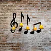Candle Holders Music Note Candlestick Durable European Home Left Button Decorative Wax Office Holder Decoration