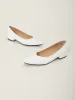 Pompes plate-forme chaussures femmes pompes 2021 Chaussures robes blanches noires talons moyens chaussures blanches dames mariés talons plats sapatos