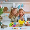 Party Decoration Filled Easter Eggs With Toys Kids Egg Bright Colorful Prefilled For Gift Bag