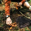 보관 가방 버섯 사냥 가방 메쉬 바스켓 바구니 수확 접을 수있는 과일 수집 부시 크래프트 정원을위한 따기