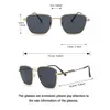 Metal Frame Sunglasses Black Shades