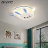 Luci a soffitto LED rotondo moderno per la camera da letto per decorazioni per la camera da cartone animato per bambini.