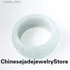 Clusterringe zertifiziert Jade Ring Frauen authentische natürliche Myanmar Jade Belt Ring Fashion Schmuck Accessoires L240402