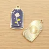 10 -sten emailbloemboard voor sieraden maken oorrang hanglanke ketting armband Accessoires Diy Craft Supplies