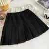 Skirts Korejpaa American Style Women Skirt Casual College Pleated Mini 2024 Summer High Waisted Slimming Clothes