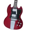 Sistema de vibrato de guitarra Metal Red 6String Electric Guitar