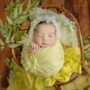 Photographie Ruffle Baby Girl Girl and Lace Hat Set Newborn Photography Props Polka Dots NOUVEAU POSING POSE