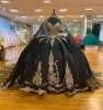 Black Sweetheart Ball Gown Beaded Appliques Quinceanera Dress Princess Sweet 16 15 Year Girl Graduation Birthday Party Dresses Bc16781