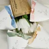 Wrap regalo 50/20 pezzi Foresta di nozze Small Fresh Simple Candy Box Green Rosa Borsa