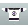 GDSIR Custom Martin Morris Brown College White Hockey Jersey New Top ED S-M-L-XL-XXL-3XL-4XL-5XL-6XL