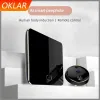 Doorbell Okla Tuya Dzwonek do drzwi bezprzewodowa kamera drzwiowa wifi smart wideodomofon domofon 4/5 "lcd detekcja ruchu wideoeye viewer