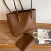 Designer Femmes sac à main grand capacité en cuir PU doux commut lady grand sac à bandoulière décontracté Sac d'achat composite 240323