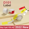 Paper niimbot D101 D11 plus witte mini -printerlabelsticker voor waterdichte scheurbestendige supermarkt Prijslabel papiernaam kabel