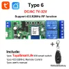 Kontroll 2ch Tuya Wireless Switch WiFi Switch Module Smart Life App Diy Smart Home Garage Door Opener Work med Alexa Google Home