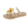 Slippers Women's Sandals Summer Flat Soft Bottom Beach Shoes