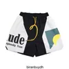 Florida Beach Shorts American Fashion Rhude New Sports Mens Summer Casual Fitness Street