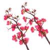 Flores decorativas 5 PCs decoração artificial de buquê por atacado Decoração de casamento Flum Blossom Cherry