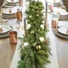装飾的な花200cmクリスマス人工植物ガーランド装飾テーブルのセンターピースのためのパインラタンフェイクバインズリビングルームの装飾家