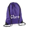 Personalized Pump/Swim Bag Printed with Name Custom Kids Childrens Waterproof Drawstring Bag Sports Bag Party Gifts 240320