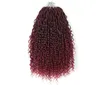 Extensions de cheveux synthétiques de couleur naturelle pour tresser la déesse désordonnée 18inch Bohemian Crochet Traids Extensions de cheveux pour AFRO6028560