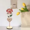 Decoração de festa do dia das mães Presente Mãe Ornamento Rose Craft for Living Room Office Ação de Graças