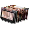 Boîtes de rangement Cosmetics Affichage Rack de grande capacité Powder Fonctionnalité Fonctionnalité Multi-Core Boîte 7 Cabines Transparentes