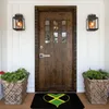 Teppiche Jamaika Flagge Jamaikanische Herz -Vorderboden Tür Eingangsmatten Outdoor stolze patriotische Badezimmer Küche Fußmatte Garage Teppichteppich