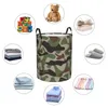 Sacs à linge Panier de pliage Camouflage Camouflage Dirts Dirts Toys Storage Bucket Armoire Vêtements Organisateur Hamper