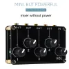 Adapter New Mini 4 Channel Stereo Line Mixer 4in1out for Live Studio Recording Low Noise Small & Sophisticated Passive Mixer
