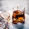 Kieliszki do wina Kreatywne przezroczyste szkło odporne na ciepło krystaliczne piwo whisky brandy kubek wódki kolorowy bar do napoju prezenty