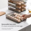 Lagringsflaskor kylskåp färskt kappa rullande ägglådor rackhållare lådan typ kökinstallation