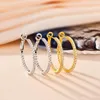 Stud Earrings Attagems Moissanite Hoop For Women 1.5mm D Color 925 Sterling Silver Plated Yellow Diamond Earring Wedding Fine Jewelry