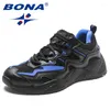 Casual Shoes Bona 2024 Designers för män säljer skor Vinterman Comfort Classics Sneakers Microfiber Leather