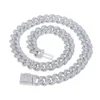 New Bubble Chain Cuban Chain Hip Hop Rap with Diamond Embedding Full Diamond Men's Cuban Chain