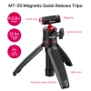 Monopods Ulanzi MT50 Magnetic Quick Release Stativ för DJI Osmo Action 3 Utdragbart stativbollshuvud för DJI Action 3 -tillbehör