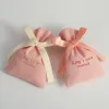 Herramientas 100pcs Organizador de bolsas de joyería de algodón Organizador personalizado para bodas de Navidad Bolsas de regalo de dulces Puntas de joyas de marige