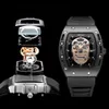 88 Baogela Bold Skull Barrel Silicone Men's Waterproof Sport Quartz Watch 18