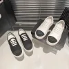 toppkvalitetskanal preppy stil espadrille casual sko härlig sommarpromenad vandringskor låg duk tennis svart vit utomhus dam platt loafer kvinnors sneaker storlek 35-40