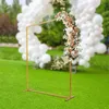 Arco de casamento Stand With Baseseasy Assessy Square Garden Arch Metal Abor para casamentos Evento de festa de quinceaneas Decoração 240322