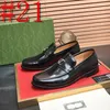 Size 4-12 Mens Designer Dress Shoes Black Patent Leather Men Loafers With Black String Pointed Toe Party Wedding Formal Shoes Luxury
