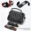 Sac Femmes Sacs Crocodile Geuthesine Leather Handsbags Designer Crossbody Femelle Retro Tote Handsbag