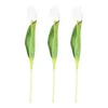 Fleurs décoratives 3pcs Arrangement Hauteur Réglable Tissu de soie ajusté DIY MARIAGE Soft Home Decor Bouquet Bouquet Gift Artificial Flower Party