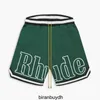 Florida Beach Shorts Summer American Fashion Brand Rhude Mesh Meso