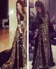 Dubai Arabic Kaftan Black Chiffon Long Sleeve Evening Dresses Long Middle East Vestidos De Festa Vneck Muslim Prom Dress 20181818044