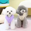 Vêtements pour chiens vêtements d'hiver chiot veste chaude manteaux pour animaux de compagnie pour petits chiens moyens chats avec gilet en d gilet coton costumes en gros