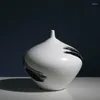 Vases créatives chinois en céramique vase tablette de table de table de table de table simple décoration d'entrée de salon simple